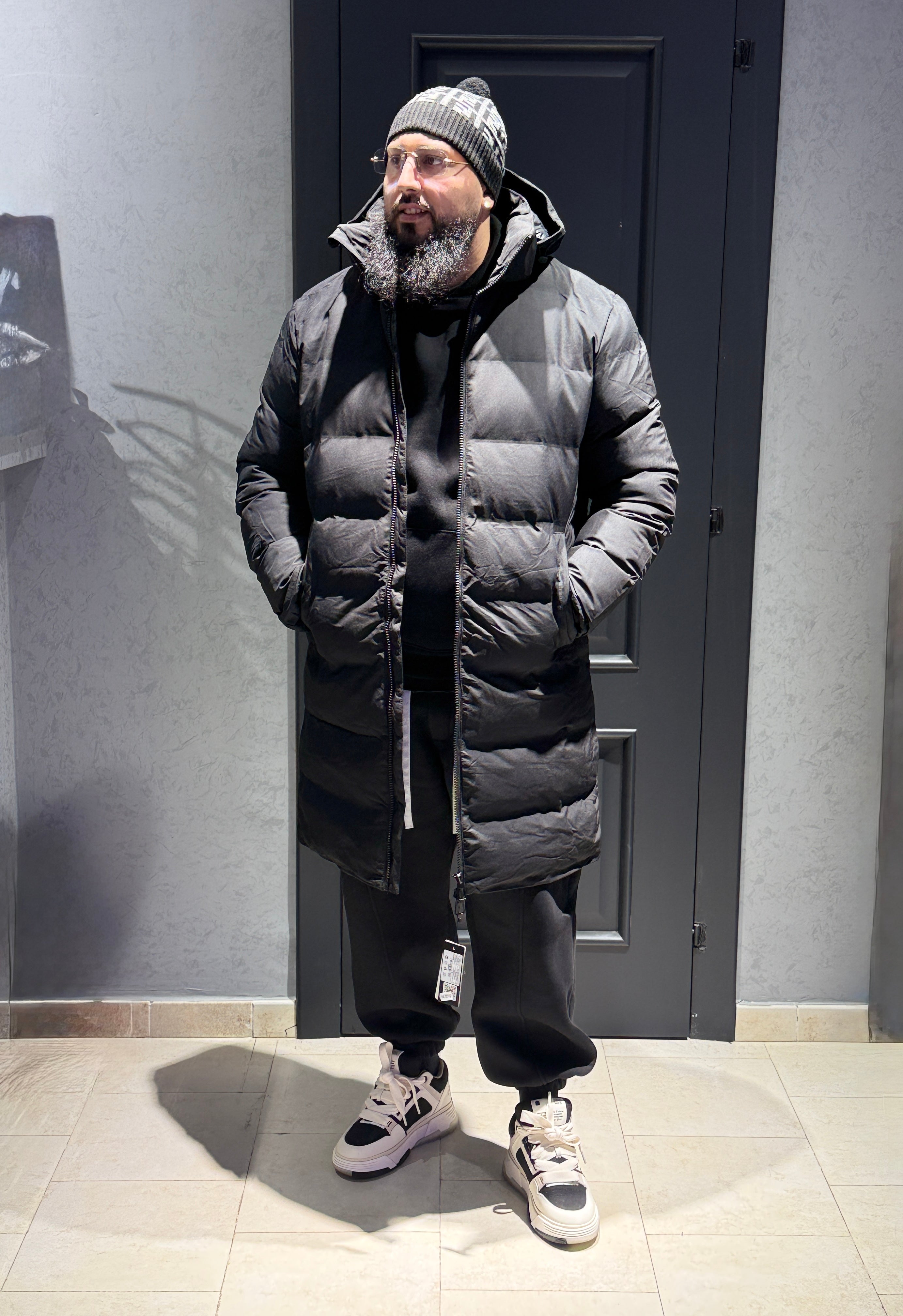 Giubbino lungo black