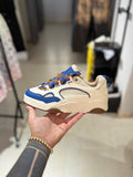 Sneakers Beige/Blu
